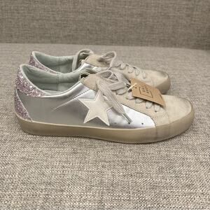 Copied - NEW ShuShop women’s Paula sneakers in Chrome NWT Size 7